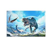 TSNKNP Ark Survival Evolved Poster décoratif sur toile Art mural pour salon, chambre à coucher, art mural, impression d'image moderne, décoration de salle familiale, 20 x 30 cm