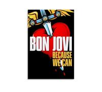 TSNKNP Bon Jovi Poster peinture décorative sur toile, art mural, pour salon, chambre à coucher, impression murale, moderne, décoration de salle familiale, 20 x 30 cm