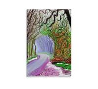 TSNKNP David Hockney Landscapes Poster décoratif sur toile pour salon, chambre à coucher, art mural, impression d'image moderne, décoration de salle familiale, 30 x 45 cm