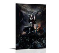 TSNKNP Frank-frazetta-death-dealer-ii Poster décoratif sur toile, art mural, pour salon, chambre à coucher, impression murale, moderne, décoration de chambre familiale, 30 x 45 cm