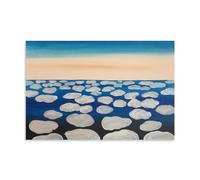 TSNKNP Georgia O Keeffe Above The Clouds Poster décoratif sur toile pour salon, chambre à coucher, art mural, impression photo, moderne, décoration de salle familiale, 40 x 60 cm