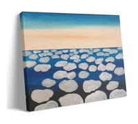 TSNKNP Georgia O Keeffe Above The Clouds Poster décoratif sur toile pour salon, chambre à coucher, art mural, impression photo, moderne, décoration de salle familiale, 50 x 75 cm