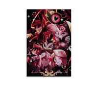 TSNKNP Hazbin Hotel Anime Fan Art Poster Peinture décorative sur toile Art mural pour salon, chambre à coucher, art mural, impression d'image moderne, décoration de salle familiale, 40 x 60 cm