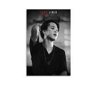 TSNKNP Korea Singer Park Jimin Poster décoratif sur toile Art mural pour salon, chambre à coucher, art mural, impression d'image moderne, décoration de salle familiale, 30 x 45 cm