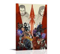 TSNKNP Mass Effect Game Art Poster décoratif sur toile pour salon, chambre à coucher, art mural, impression d'image moderne, décoration de salle familiale, 60 x 90 cm