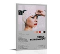 TSNKNP Mitski Album Be The Cowboy Poster Peinture décorative sur toile Art mural pour salon, chambre à coucher, art mural, impression d'image moderne, décoration de salle familiale, 50 x 75 cm