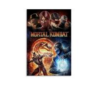 TSNKNP Mortal Kombat Poster Anime Peinture décorative sur toile Art mural pour salon, chambre à coucher, art mural, impression photo, moderne, décoration de salle familiale, 40 x 60 cm
