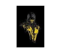 TSNKNP Mortal Kombat Scorpion Poster Peinture décorative sur toile Art mural pour salon, chambre à coucher, art mural, impression d'image moderne, décoration de salle familiale, 40 x 60 cm