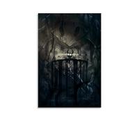TSNKNP Poster Anime Hollow Knight Peinture décorative sur toile Art mural pour salon, chambre à coucher, art mural, impression d'image moderne, décoration de salle familiale, 60 x 90 cm