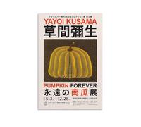 TSNKNP Pumpkin Forever Poster Yayoi Kusama Peinture décorative sur toile pour salon, chambre à coucher, art mural, impression photo, moderne, décoration de salle familiale, 30 x 45 cm