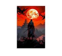 TSNKNP Sekiro The Wolf Samouraï Poster Peinture décorative sur toile pour salon, chambre à coucher, art mural, impression d'image moderne, décoration de salle familiale, 30 x 45 cm