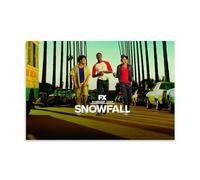 TSNKNP Snowfall Series Poster décoratif sur toile, art mural, pour salon, chambre à coucher, impression murale, moderne, décoration de salle familiale, 30 x 45 cm