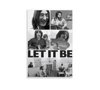 TSNKNP The Beatles Art Poster noir et blanc Peinture décorative sur toile pour salon, chambre à coucher, art mural, impression d'image moderne, décoration de salle familiale, 30 x 45 cm