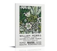 TSNKNP William Morris - Motif floral - Poster décoratif sur toile - Pour salon, chambre à coucher, chambre à coucher - Impression d'image moderne - Décoration de salle familiale - 50 x 75 cm
