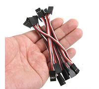 TsoLay 10 Pieces 10cm Cable de conducteur a Extension servo Male to Male