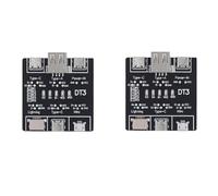 TsoLay 2PCS Conseil de Détection de Câble de Données Testeur de Câble USB Testeur de Câble Micro USB Testeur de Câble USB Type-C Conseil de Détection de Câble on-Off