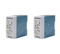 TsoLay 2X Mdr-60 12V 60W Alimentation sur Rail Din Alimentation du Régulateur de Tension du Driver AC-DC 110V 220V