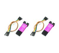 TsoLay 2X St Link V2 Mini STM8 STM32 Simulateur Télécharger La Programmation du Programmeur avec Le Câble de Couverture (Couleur Aléatoire)