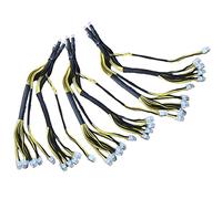 TsoLay 3X Fil de Sortie 1200W 1600W Nouveau Connecteur d'alimentation PCIE 10 Broches pour Bitmain Antminer APW7