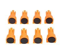 TsoLay 8 Pcs Workbench Peg Brake Stops Bench Dog avec Œillets Inserts de Frein de Banc en EVA Antidérapant pour Trous de Chien de 3/4" un Essentiel pour L'Atelier de Menuiserie