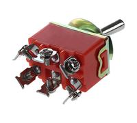 TsoLay Ac 250V 15A Interrupteur À Bascule Verrouillable À 3 Voies, Allumé/Éteint, Orange