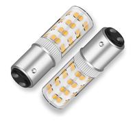 TsoLay Ampoule LED à Base de Baïonnette à Double Contact 120V BA15DLED, Équivalent à Une Ampoule Halogène JD T3/T4 de 0 Watt pour Machine à Coudre.