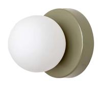 TsoLay Applique Murale LED pour Chambre, Bureau, Couloir, Escalier, Allée, Entrée, Luminaires Minimalistes, Base Sconce, Lampe Murale en Verre Nordique Verte.