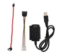 TsoLay Câble Convertisseur Adaptateur SATA/PATA/IDE Vers USB 2.0 pour Disque Dur 2,5/3,5 Pouces Câble Convertisseur Adaptateur Mondial Chaud