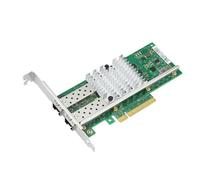 TsoLay Carte Réseau SFP + PCI-E 10 Go X520-DA2 10GBE DIAL Port SFP CARDE Network Dual SFP + Port PCI Express X8 Fibre Server Ethernet Network Carte Adaptateur de Carte Réseau