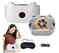 TsoLay Ceinture Amincissante Électrique sans Fil, Masseur Abdominal Chauffant, Appareil De Massage pour Le Ventre Et La Cellulite, 2 Modes De Massage, pour Les Fesses, La Taille Et Les Jambes