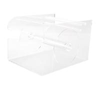TsoLay Distributeur D'Étiquettes Réglable, 3 Disques, Support de Rouleau D'Autocollants, Support de Rouleau D'Étiquettes en Acrylique Transparent pour Bureau, Maison, Bureau.