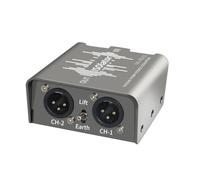 TsoLay Extension/Transmetteur Optique à Fibre Optique XLR Audio à Double Sens sur Câble Optique à Fibre Optique SC 2 CH XLR Balanced Audio Fiber Extender