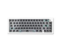 TsoLay GMK67 Chaude Swap RGB Sous-Panneau Mécanique Clavier Kit Bluetooth 2.4G Sans Fil Mode 3 Personnalisé Clavier DIY Blanc