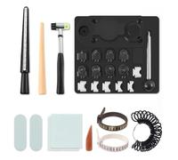 TsoLay Kit de Fabrication de Bagues avec Moules en Nylon, Outil de Cintrage de Bagues, Outil de Cintrage de Boucles D'Oreilles pour la Fabrication de