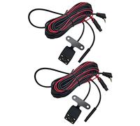 TsoLay Lot de 2 caméras de recul 5 broches pour voiture - Grand angle de 170 degrés - Enregistrement de stationnement - Étanche - Vision nocturne