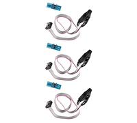 TsoLay Lot de 3 clips de test SOIC8 SOP8 pour puce flash IC - Adaptateur de prise pour programmateur BIOS/24/25/93
