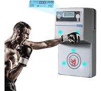 Machine De Boxe Murale, Testeur De Force De Frappe Électronique Intelligent avec Lumière Et Musique, Affichage LCD du Nombre De Frappes, pour Kick Boxing, Taekwondo, Wing Chun