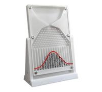 TsoLay Modèle Expérimental De Planche De Galton, 12 X 18 Cm, Modèle Mathématique De Distribution Normale avec Courbe, Démonstration Efficace des Lois Statistiques, pour Les Enseignants