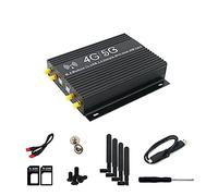 TsoLay NGFF (M.2) Module 4G/5G vers USB 3.0 Adaptateur avec double fente pour carte SIM Alimentation auxiliaire avec ventilateur et boîtier