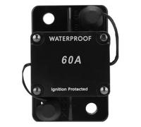 TsoLay Porte-Fusible Réarmable pour Voiture avec Disjoncteur à Récupération Automatique pour Conversion de Système Audio et Vidéo et Autres Systèmes de Protection de Circuit. 60A