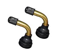 Tsophreniq 1 Paire de tiges de valves de Pneu avec Capuchons PVR40 50 60 70 Tige de valves de Pneu pour pneus tubeless de Scooter pliés à 90 degrés Entretien Quotidien des pneus d ' équitation