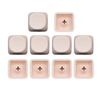 Tsophreniq 10 Touches PBT Keycap MOAs Hauteur 1U Non gravé Vierges Couvre-clés Bouton de Touche de caractère Unique pour claviers mécaniques MOAs Hauteur Keycap