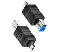 Tsophreniq Adaptateur USB 3.0/type C pour imprimante 5 Gbit/s pour une transmission de données fiable entre appareils électroniques. Adaptateur de compatibilité étendue