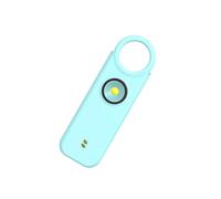 Tsophreniq Alarme anti-loup 135 dB par vibration rechargeable par induction pour femme Porte-clés de sécurité rechargeable USB C