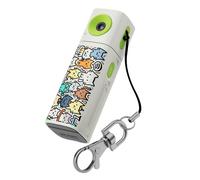 Tsophreniq Anneaux créatifs en forme de rouge à lèvres équipés d'une caméra de résolution 2K et d'un porte-clés numérique à fermeture sécurisée pour petit porte-clés