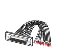 Tsophreniq Câble adaptateur d'extension DB9pin / DB15P / DB25P 50 cm avec tube de codage fil ignifuge et fil isolé PTFE épais ignifuge