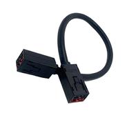 Tsophreniq Câble d'alimentation robuste à 4 broches triphasé avec conducteurs 12 AWG pour traitement de boîte de distribution Cordon d'alimentation isolé en PVC de 0,6 m