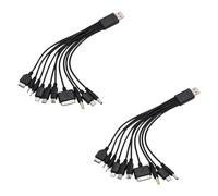 Tsophreniq Câble de charge USB multifonction - Port D800 - Cordon de charge universel pour appareils intelligents - Câble de données universel de 22,9 cm