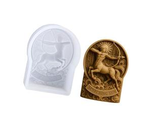 Tsophreniq Centaur Archer Moules en silicone multi-usages pour moulage de résine, savon, décoration d'intérieur, toxophilite, élastomère centaure