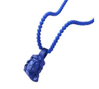 Tsophreniq Collier pendentif Christ en acrylique Hip | Acrylique moderne, conception de chaîne perlée, de bijoux religieux, pour un usage quotidien, accessoire de